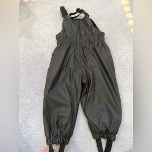 Zara kids Black Fleece-Lined snow pants